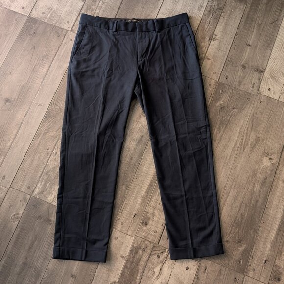 Banana Republic Factory, Navy Cropped Trousers, Size 6 - Picture 1 of 7